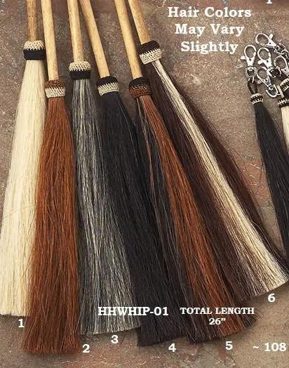 Austin Accent Inc. Whip With Horse Hair Tassel 1