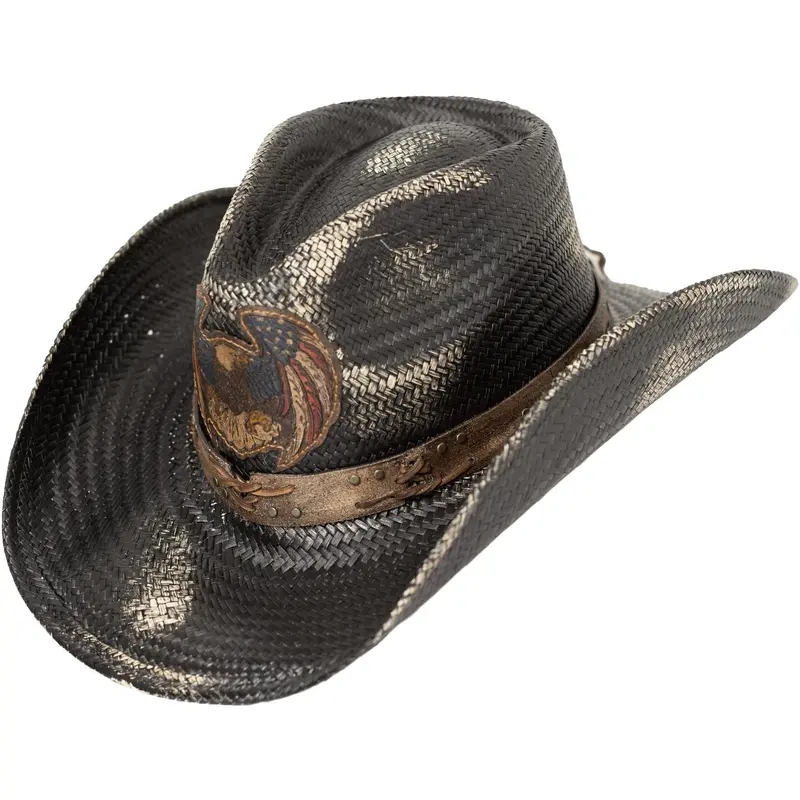 Austin Dusty Eagle Straw Hat 1
