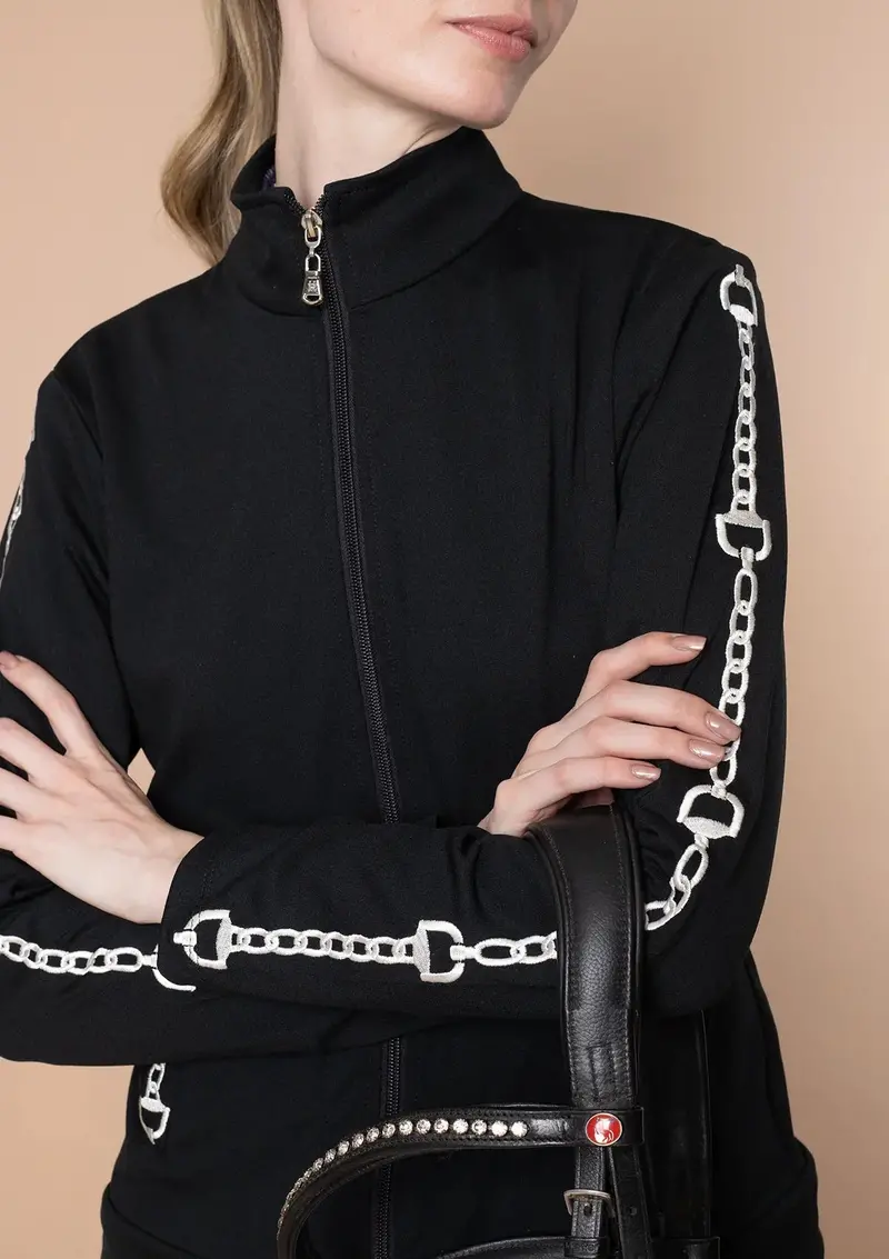 Ava Embroidered Zip Jacket 1