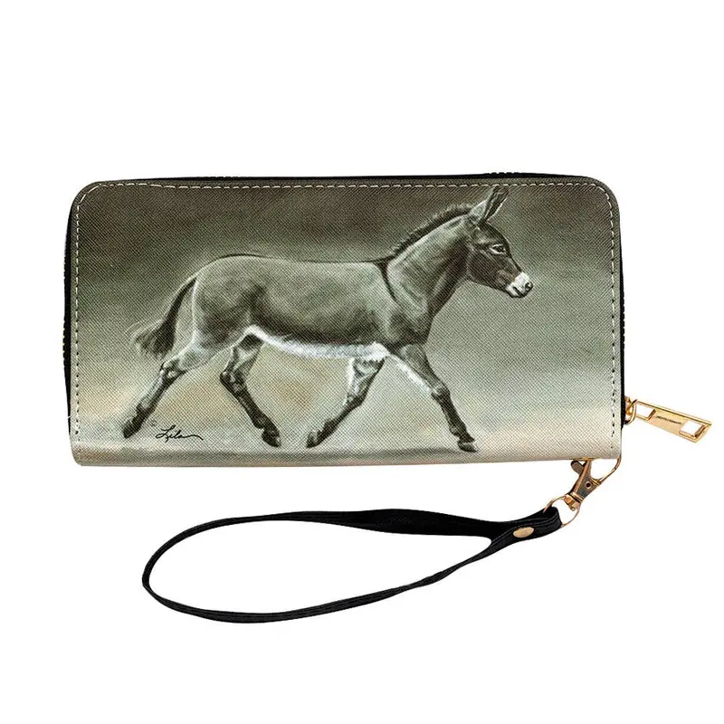 Awst Intl - Awst Int'l "Lila" Donkey On The Move Wallet W/ Wristlet 1