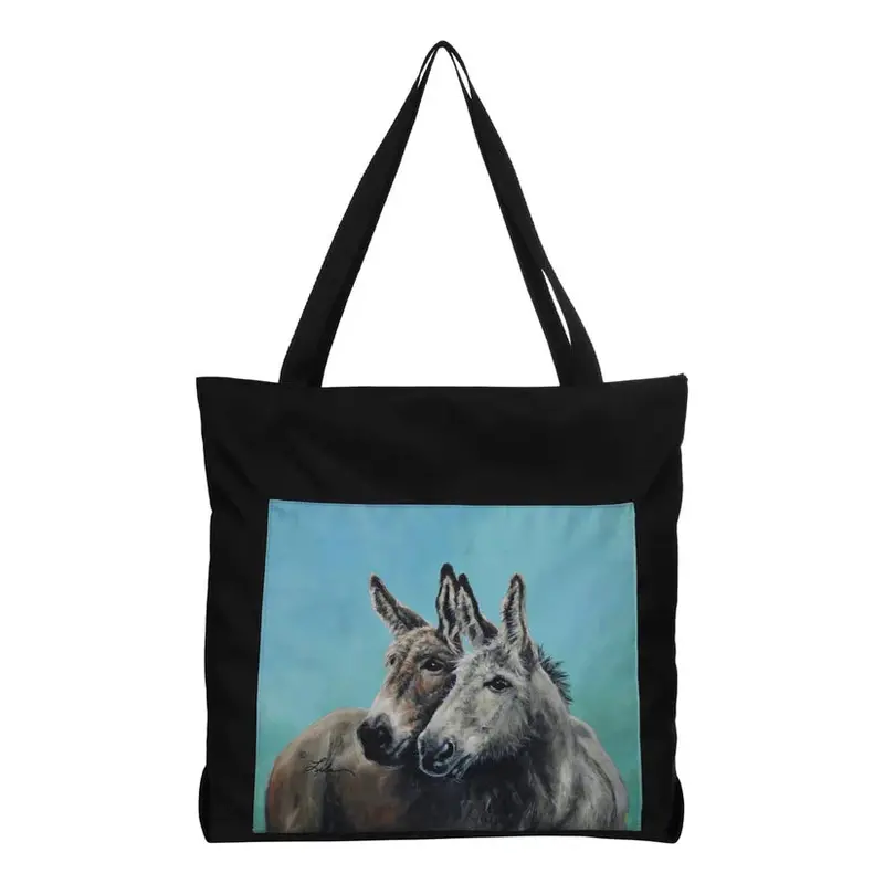 Awst Int'l Lila Donkey Friends Tote 1