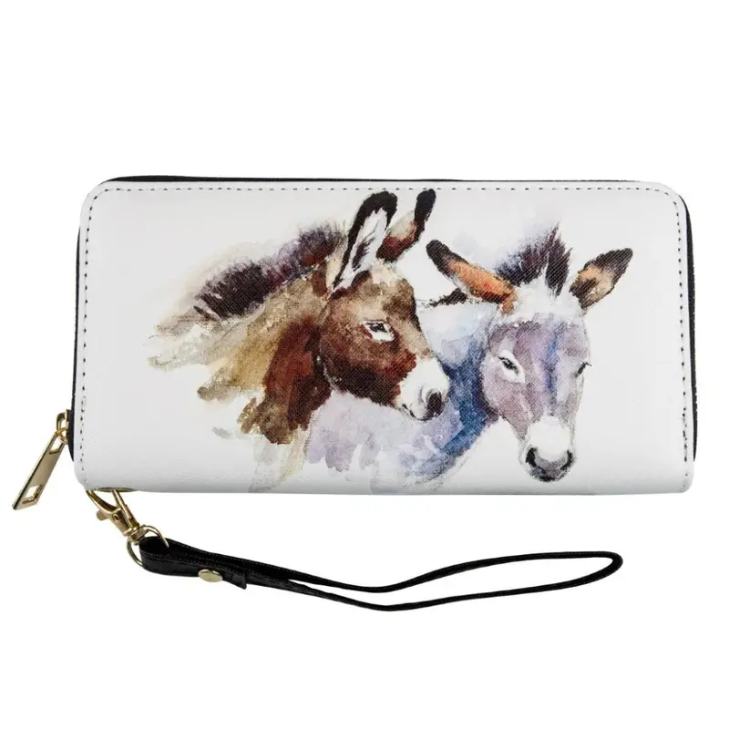 Awst Int'l Pair Of Donkeys Clutch Wallet 1