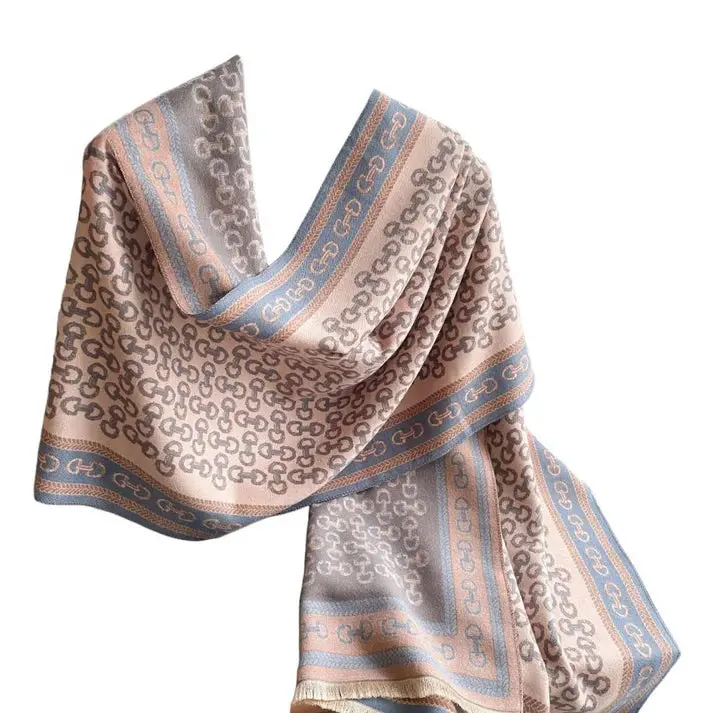 Awst Int'l Snaffle Bit Acrylic Cashmere Scarf 1