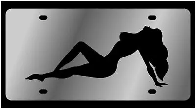 Babe Stainless Steel License Plate (Chrome) 1
