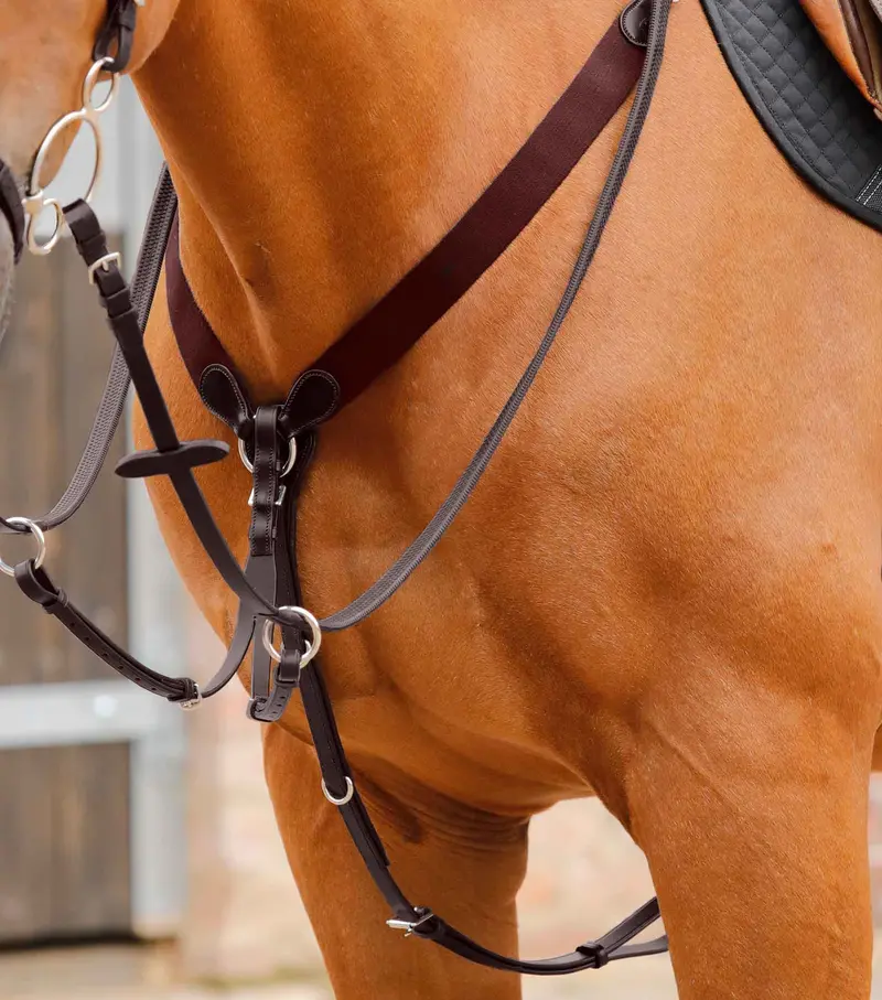 Baressa Elastic Jumping Breastplate Brown 1