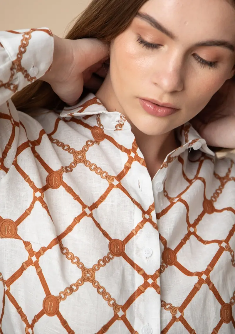Basic Linen Shirt | Beltina Print 1