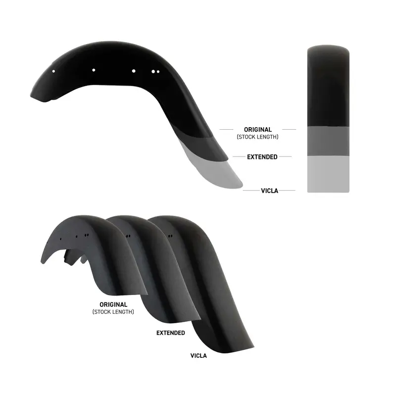 Benchmark Rear Fender For Harley-Davidson® 2000-2017 Softail 2