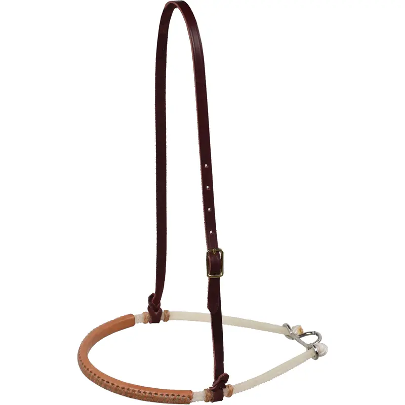 Berlin Custom Leather Covered Rope Noseband 1