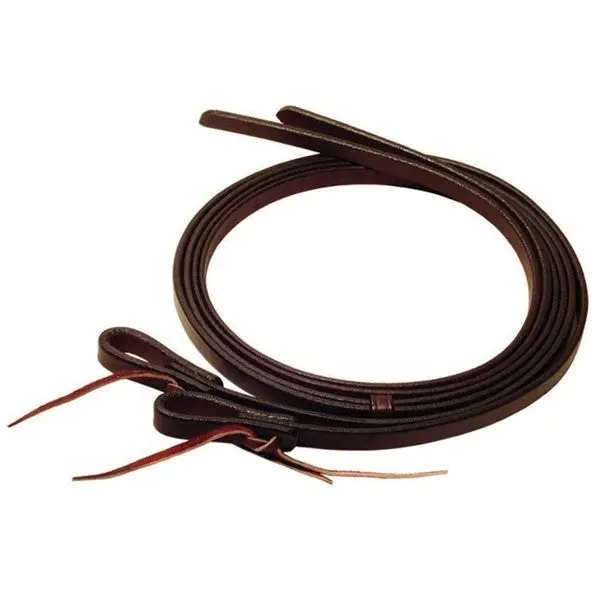 Berlin Custom Leather Dark Oiled Waterloop Reins 1