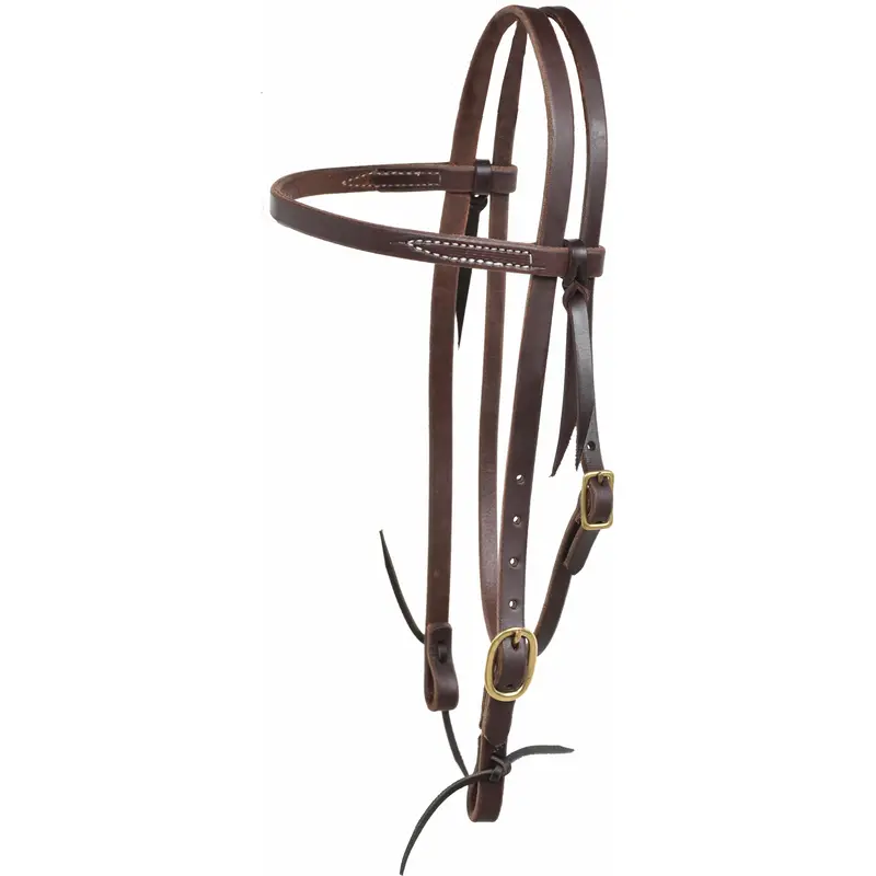 Berlin Custom Leather Day Workers Browband Headstall 1