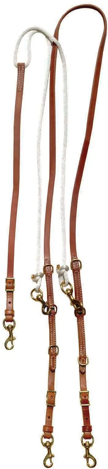 Berlin Custom Leather German Martingale With Barrel Style Reins 1