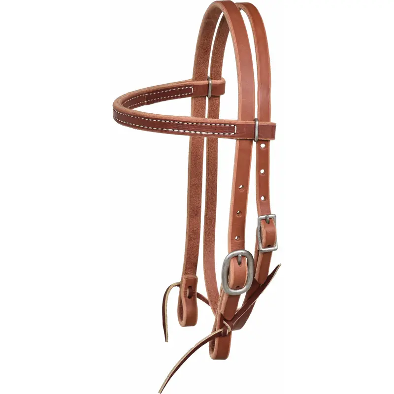 Berlin Custom Leather Harness Leather Pony Browband Headstall 1