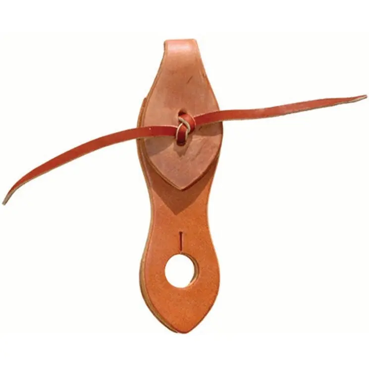 Berlin Custom Leather Harness Leather Slobber Straps With Ties 1