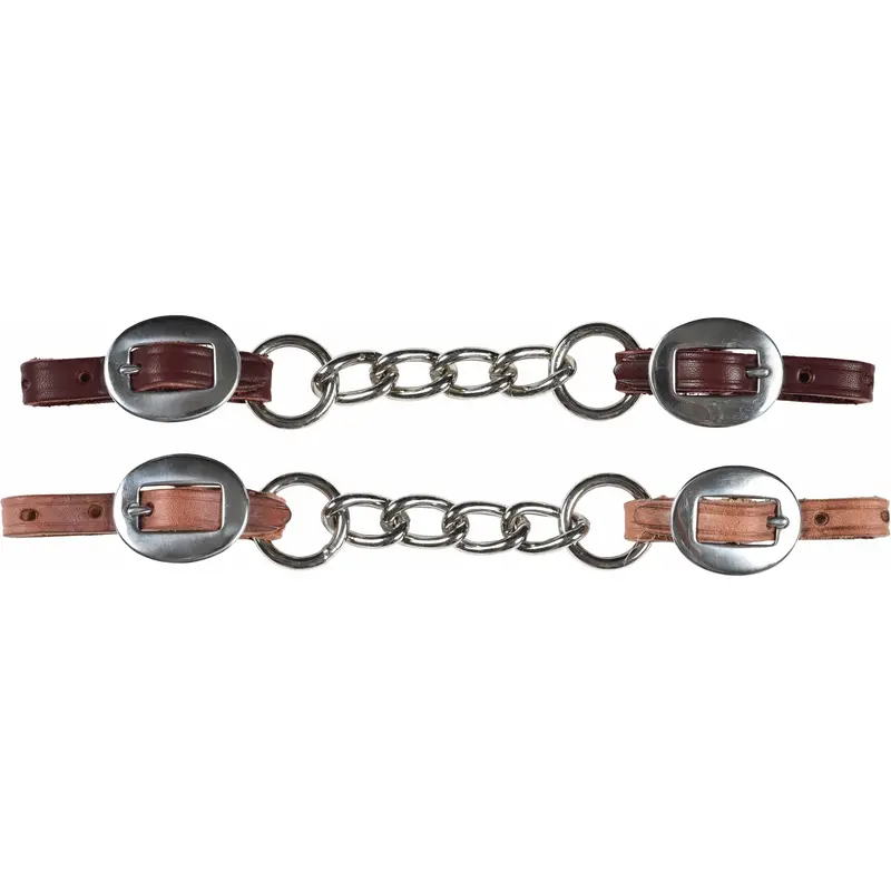 Berlin Custom Leather Heavy Single Chain Curb 1