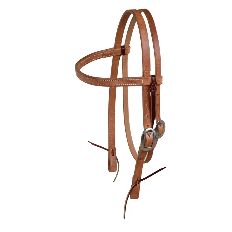 Berlin Custom Leather Herman Oak Browband Headstall 1