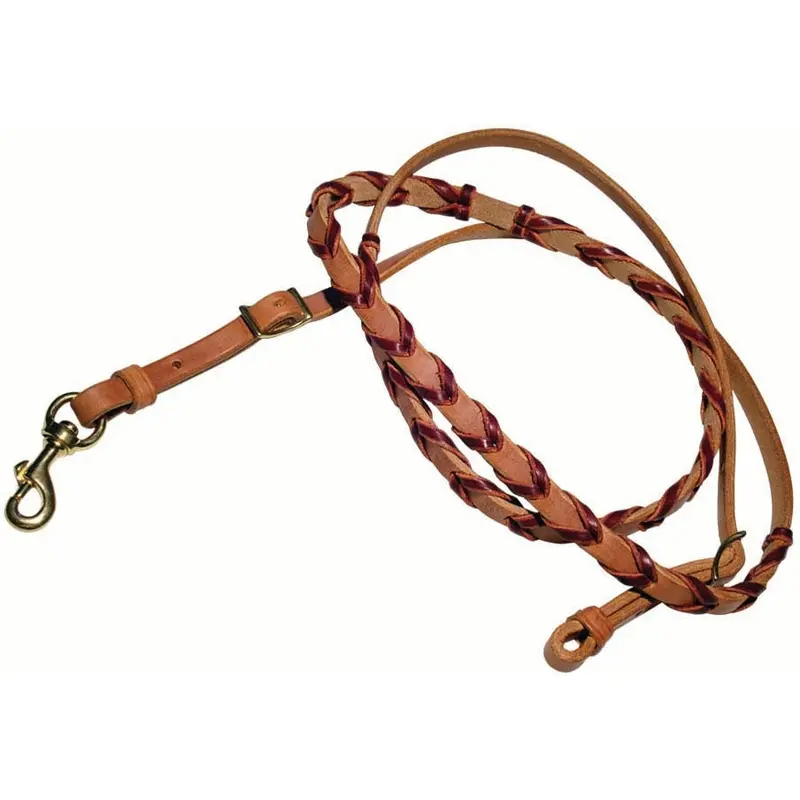 Berlin Custom Leather Laced Barrel Rein 1