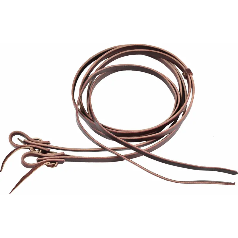 Berlin Custom Leather Latigo 3/4" X 8' Split Reins 1