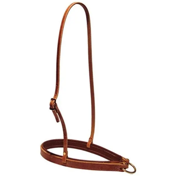 Berlin Custom Leather Noseband With Soft Oil Tan Liner 1