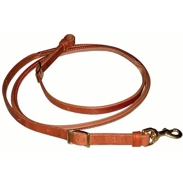 Berlin Custom Leather Rolled Center Roper Rein 1