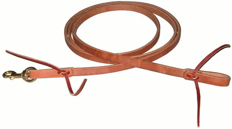 Berlin Custom Lether 1/2" Flat Roper Reins 1