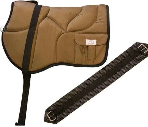 Best Friend Western Bareback Saddle Pad-Brown 1