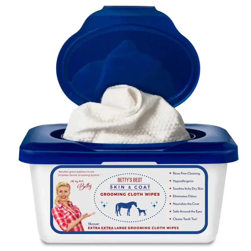 Betty's Best Skin & Coat Grooming Cloth Wipes 2