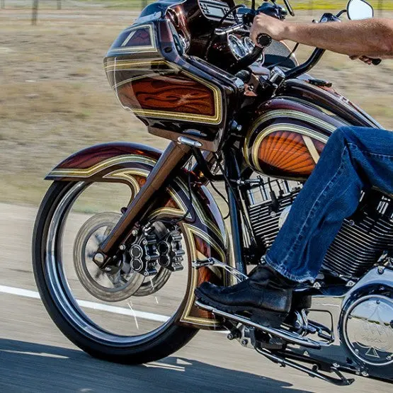 Big Wheel Front Fender Fit Kit For H-D® 2014-2016 Street Glide, Road Glide And Road King 2
