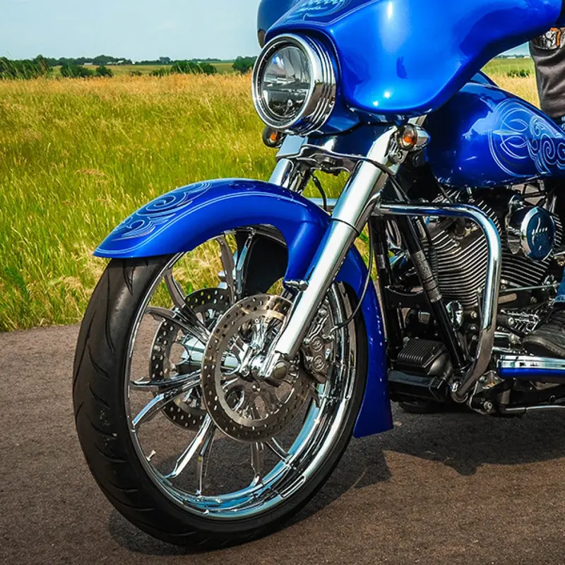 Big Wheel Front Fender Fit Kit For H-D® 2014-2016 Street Glide, Road Glide And Road King 3