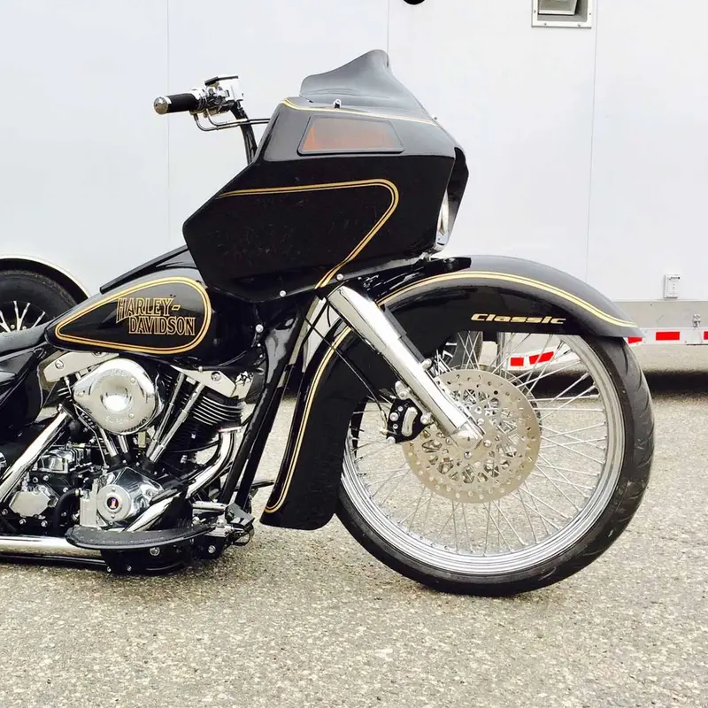 Big Wheel Front Fender For H-D® 1983-2013 Street Glide, Road Glide And Road King 1
