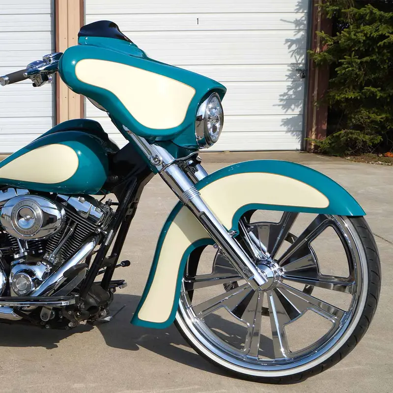 Big Wheel Front Fender For H-D® 1983-2013 Street Glide, Road Glide And Road King 3