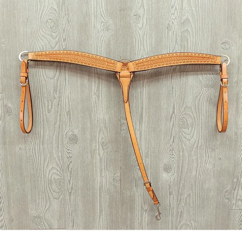 Billy Cook Buckstitch With Crazy W Tooled Breast Collar 1