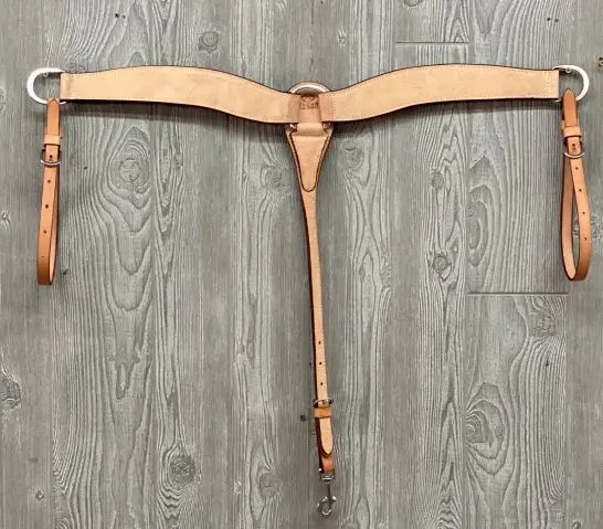 Billy Cook Roughout With Stainless Steel Roper Breast Collar 1