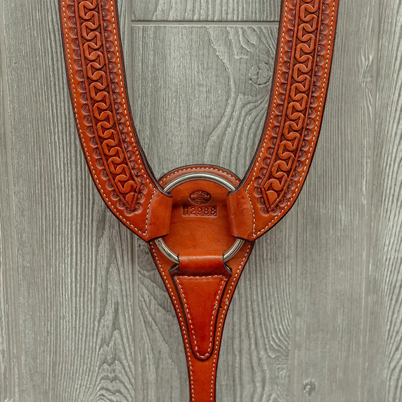 Billy Cook Running W Narrow Body Buckaroo Breast Collar 1