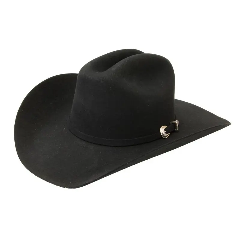Black 3X Felt Rodeo Hat