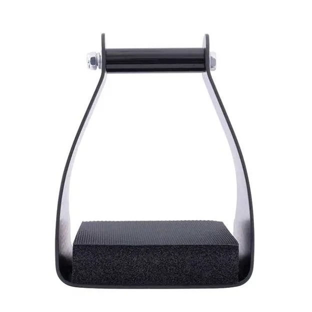 Black Coated Aluminum Trail Stirrups 1