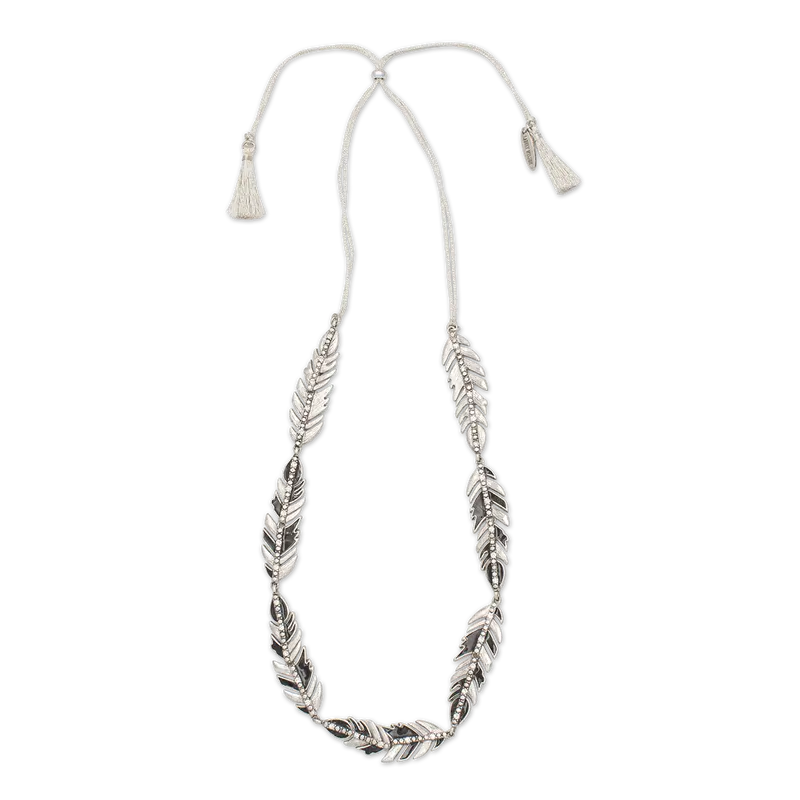 Black Feather Hat Band 1