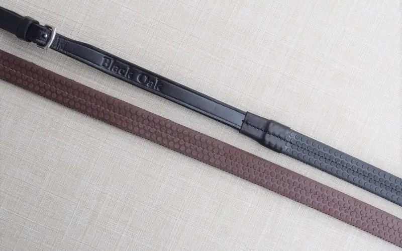 Black Oak 5/8" Rubber Reins 1