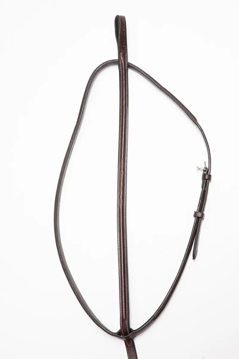 Black Oak Round Raised Fancy Standing Martingale 1