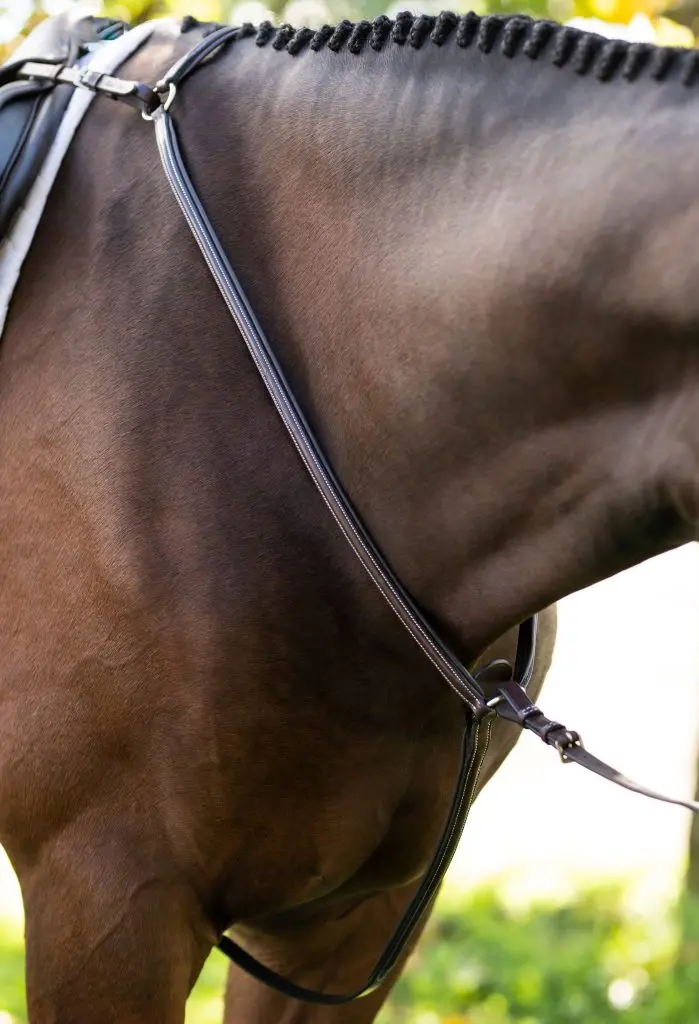 Black Oak Round Raised Padded Breastplate 1