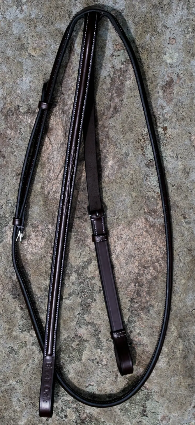Black Oak Square Raised Fancy Standing Martingale 1