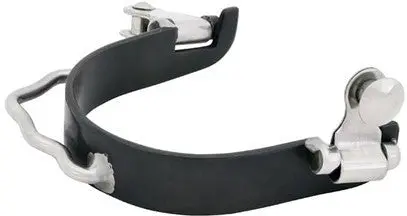 Black Satin Bumper Spur Without Rowel 1