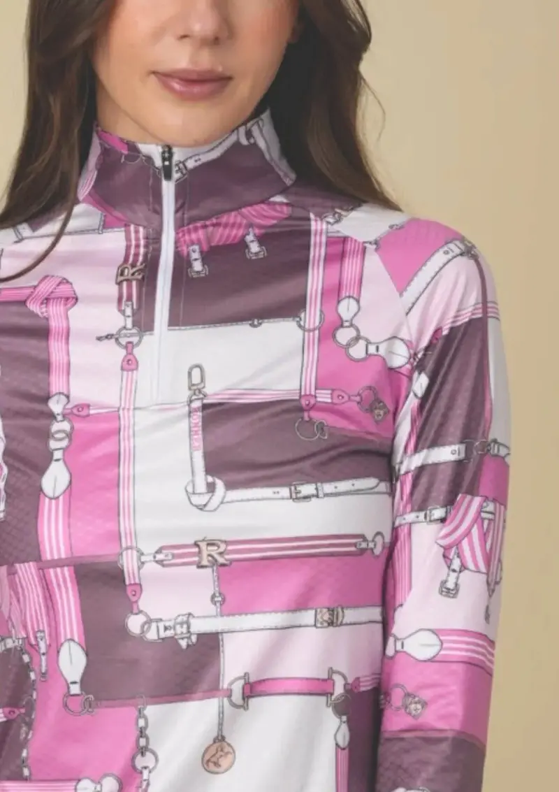 Bliss Quarter Zip | Long Sleeve | Jubilea Print 12