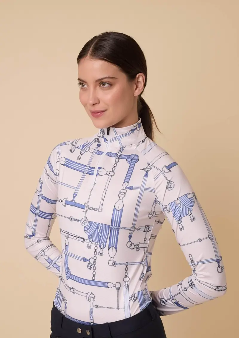 Bliss Quarter Zip | Long Sleeve | Jubilea Print 2