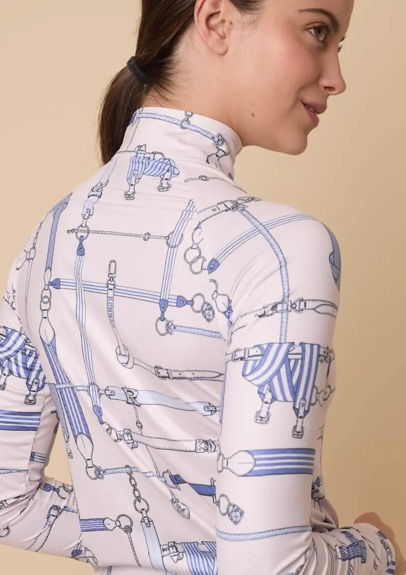 Bliss Quarter Zip | Long Sleeve | Jubilea Print 4