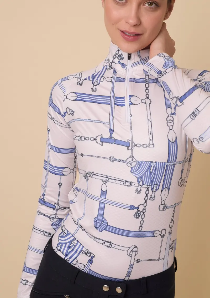 Bliss Quarter Zip | Long Sleeve | Jubilea Print 5
