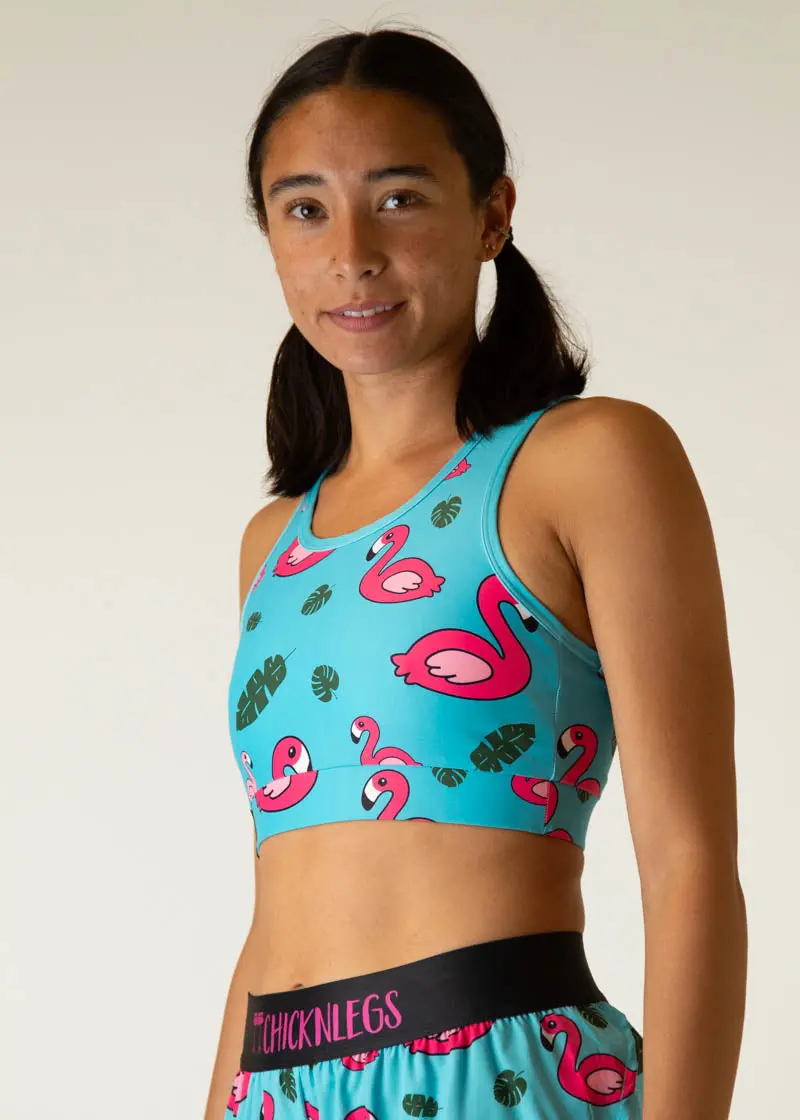 Blue Flamingo Og Sports Bra 2