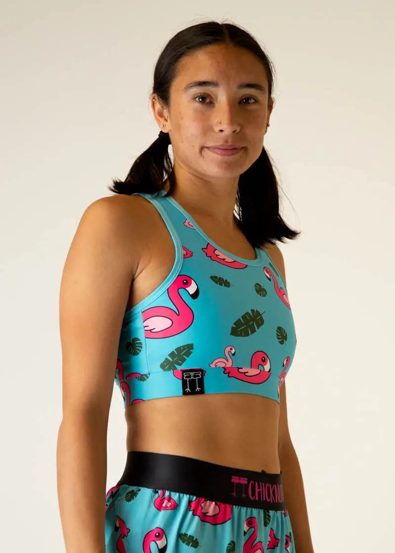 Blue Flamingo Og Sports Bra 3