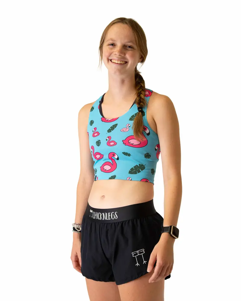 Blue Flamingo Pwr Crop Top 1
