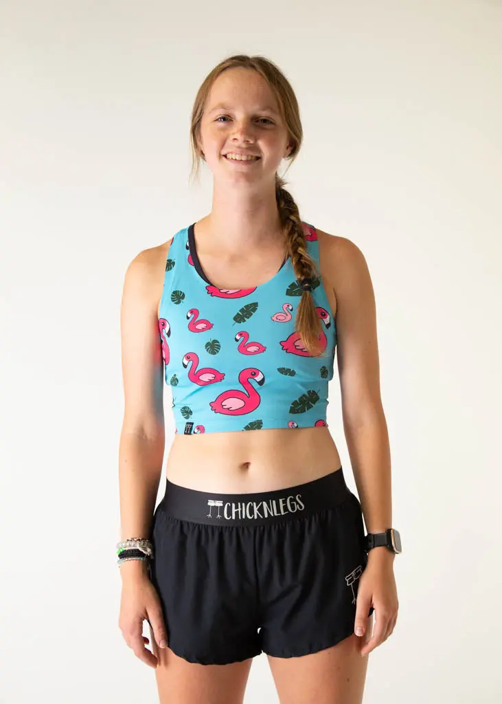 Blue Flamingo Pwr Crop Top 2