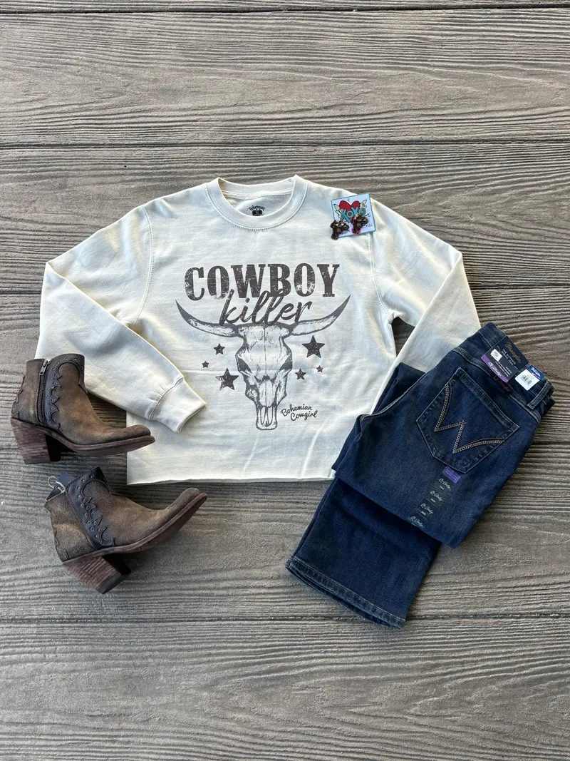 Bohemian Cowgirl Cowboy Killer Sweatshirt 1